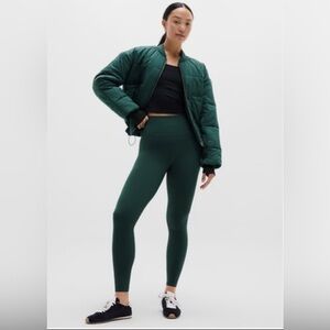 NWT-Athleta Pine Ultra High Rise Elation Tight, Medium Petite